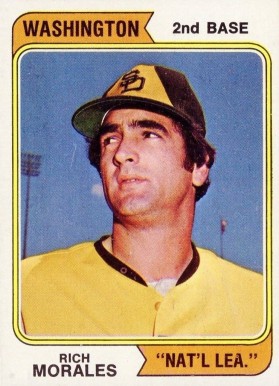 1974 Topps Rich Morales #387w Baseball Card