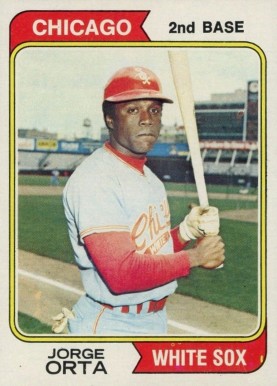 1974 Topps Jorge Orta #376 Baseball Card