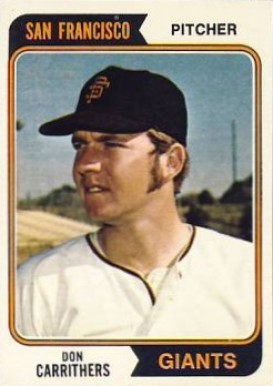 1974 Topps Don Carrithers #361 Baseball Card
