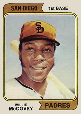 1974 Topps Willie McCovey #250s Baseball Card