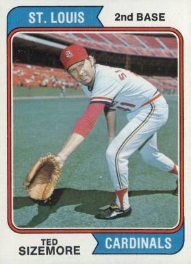 1974 Topps Ted Sizemore #209 Baseball Card