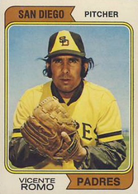 1974 Topps Vicente Romo #197s Baseball Card