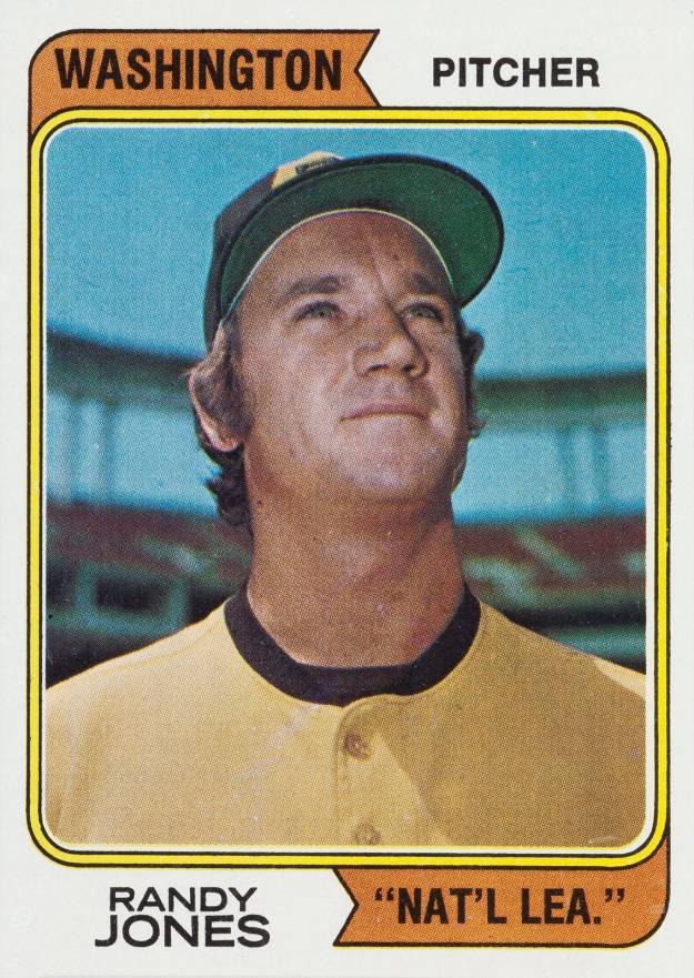 1974 Topps Randy Jones #173w Baseball Card