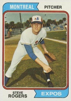 1974 Topps Steve Rogers #169 Baseball Card