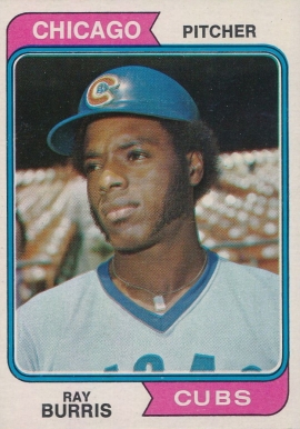 1974 Topps Ray Burris #161 Baseball Card