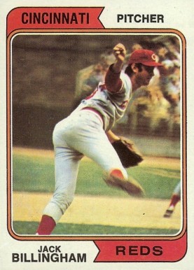 1974 Topps Jack Billingham #158 Baseball Card