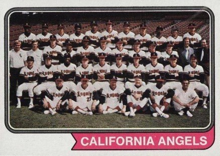 1974 Topps California Angels #114 Baseball Card