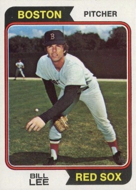 1974 Topps Bill Lee #118 Baseball Card