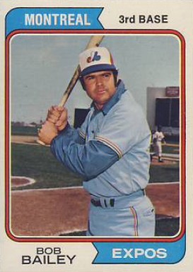 1974 Topps Bob Bailey #97 Baseball Card