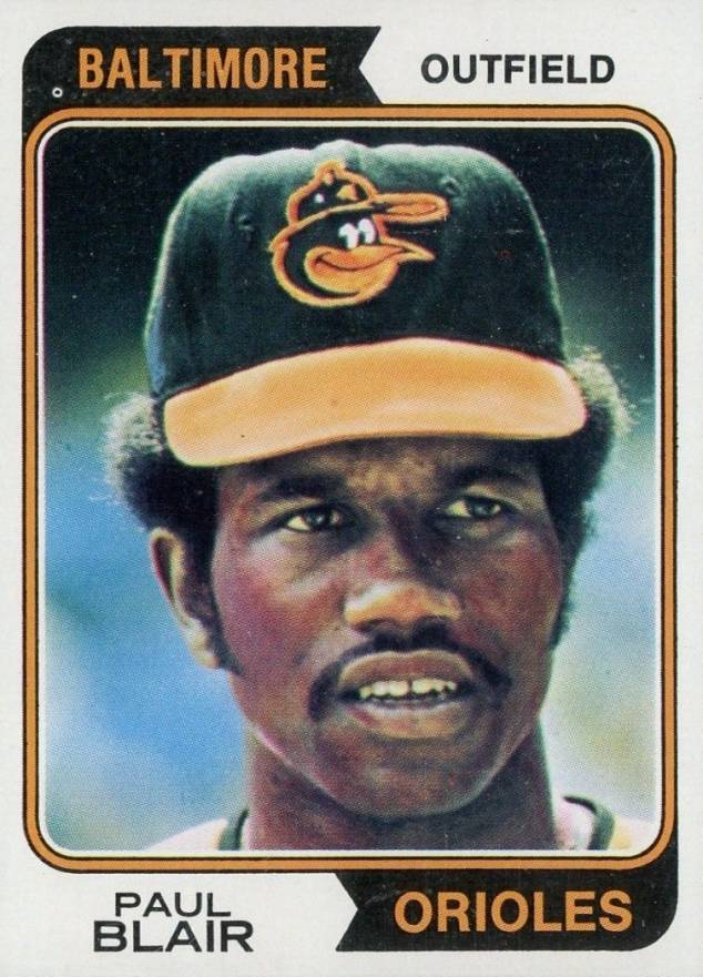 1974 Topps Paul Blair #92 Baseball Card