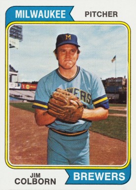 1974 Topps Jim Colborn #75 Baseball Card