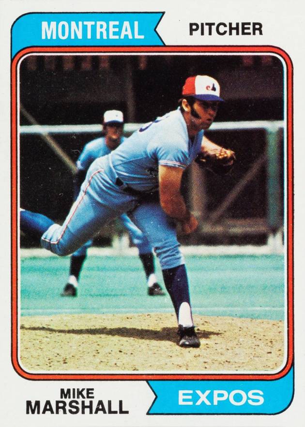 1974 Topps Mike G. Marshall #73 Baseball Card