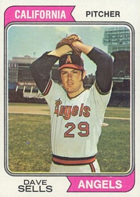 1974 Topps Dave Sells #37 Baseball Card