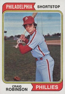 1974 Topps Craig Robinson #23 Baseball Card
