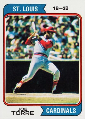 1974 Topps Joe Torre #15 Baseball Card