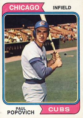 1974 Topps Paul Popovich #14 Baseball Card