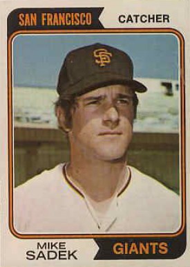 1974 Topps Mike Sadek #577 Baseball Card