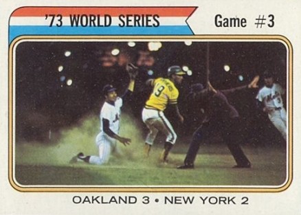 1974 Topps World Series Game 3 #474 Baseball Card