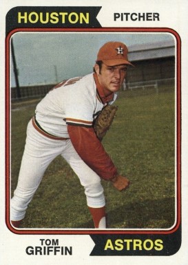 1974 Topps Tom Griffin #256 Baseball Card