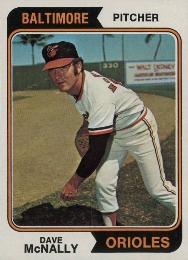 1974 Topps Dave McNally #235 Baseball Card