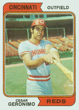 1974 Topps Cesar Geronimo #181 Baseball Card