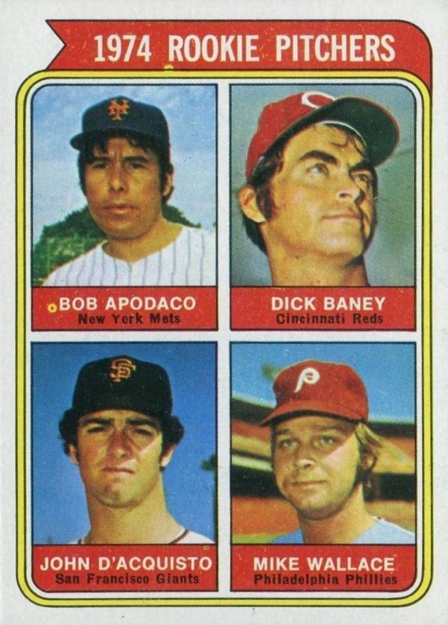 1974 Topps Rookie Pitchers #608e Baseball Card