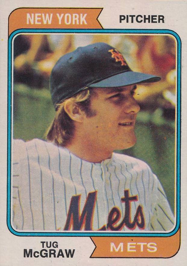 1974 Topps Tug McGraw #265 Baseball Card