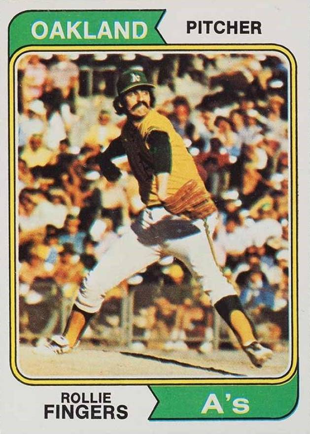 1974 Topps Rollie Fingers #212 Baseball Card