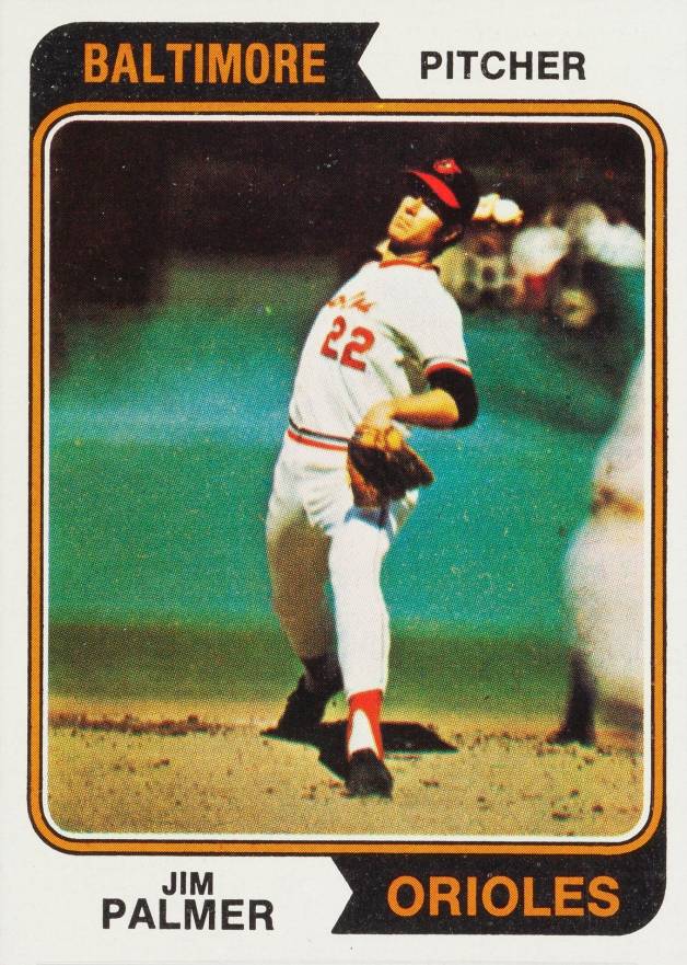 1974 Topps Jim Palmer #40 Baseball Card