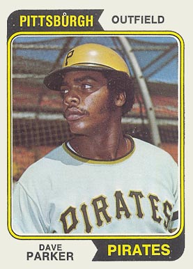 1974 Topps Dave Parker #252 Baseball Card