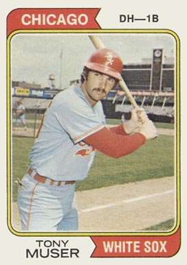 1974 Topps Tony Muser #286 Baseball Card