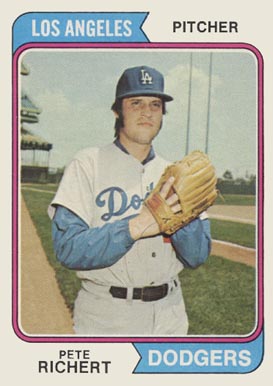 1974 Topps Pete Richert #348 Baseball Card