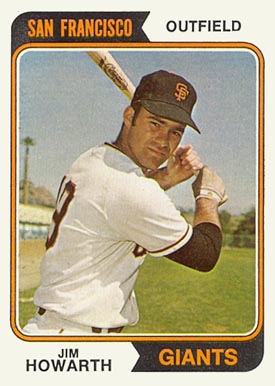 1974 Topps Jim Howarth #404 Baseball Card