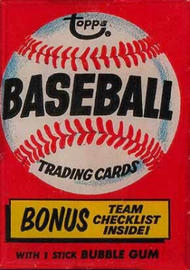 1974 Topps Wax Pack #WP Baseball Card