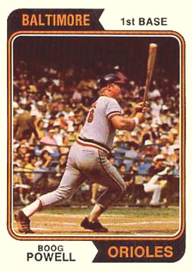 1974 Topps Boog Powell #460 Baseball Card