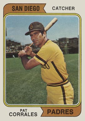 1974 Topps Pat Corrales #498 Baseball Card