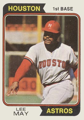 1974 Topps Lee May #500 Baseball Card