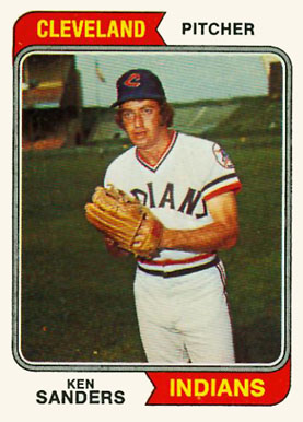 1974 Topps Ken Sanders #638 Baseball Card