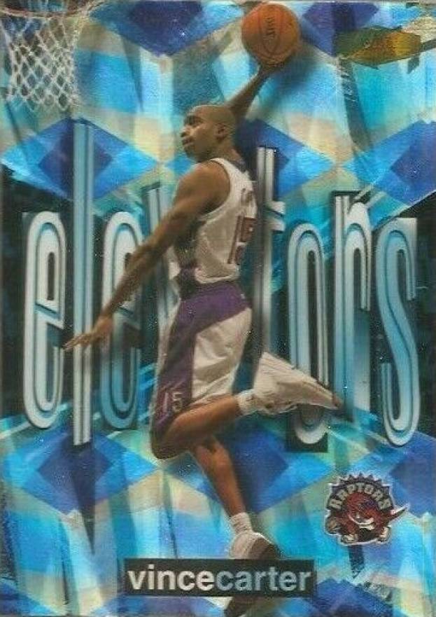 1999 Flair Showcase Elevators Vince Carter #1 Basketball Card