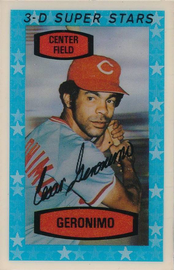 1975 Kellogg's Kelloggs Cesar Geronimo #50 Baseball Card