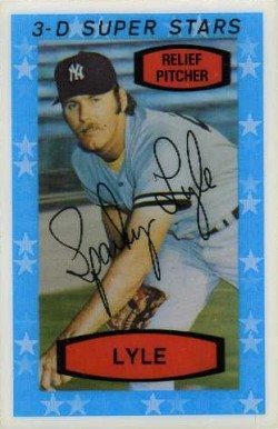1975 Kellogg's Kelloggs Sparky Lyle #47 Baseball Card