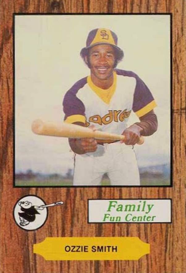 1979 Family Fun Centers San Diego Padres  Ozzie Smith #3 Baseball Card