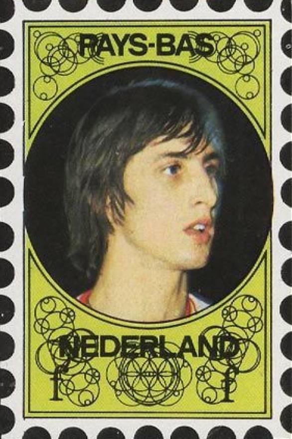 1972 Vanderhout JE Eigen Wereldteam-Hand Cut Johan Cruyff # Soccer Card