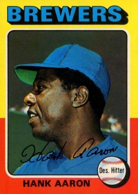 1975 O-Pee-Chee Hank Aaron #660 Baseball Card