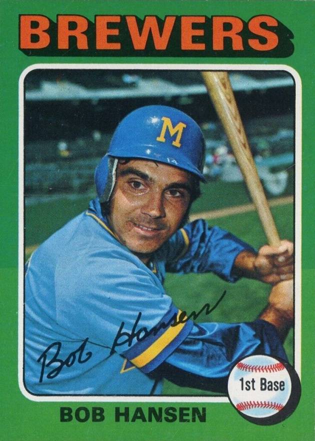 1975 O-Pee-Chee Bob Hansen #508 Baseball Card