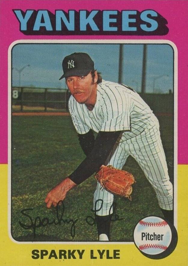 1975 O-Pee-Chee Sparky Lyle #485 Baseball Card