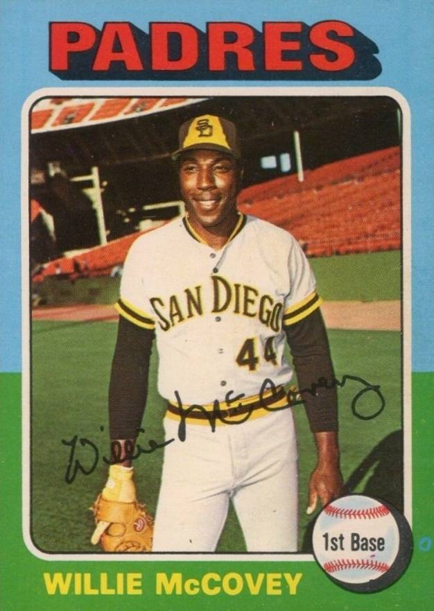 1975 O-Pee-Chee Willie McCovey #450 Baseball Card