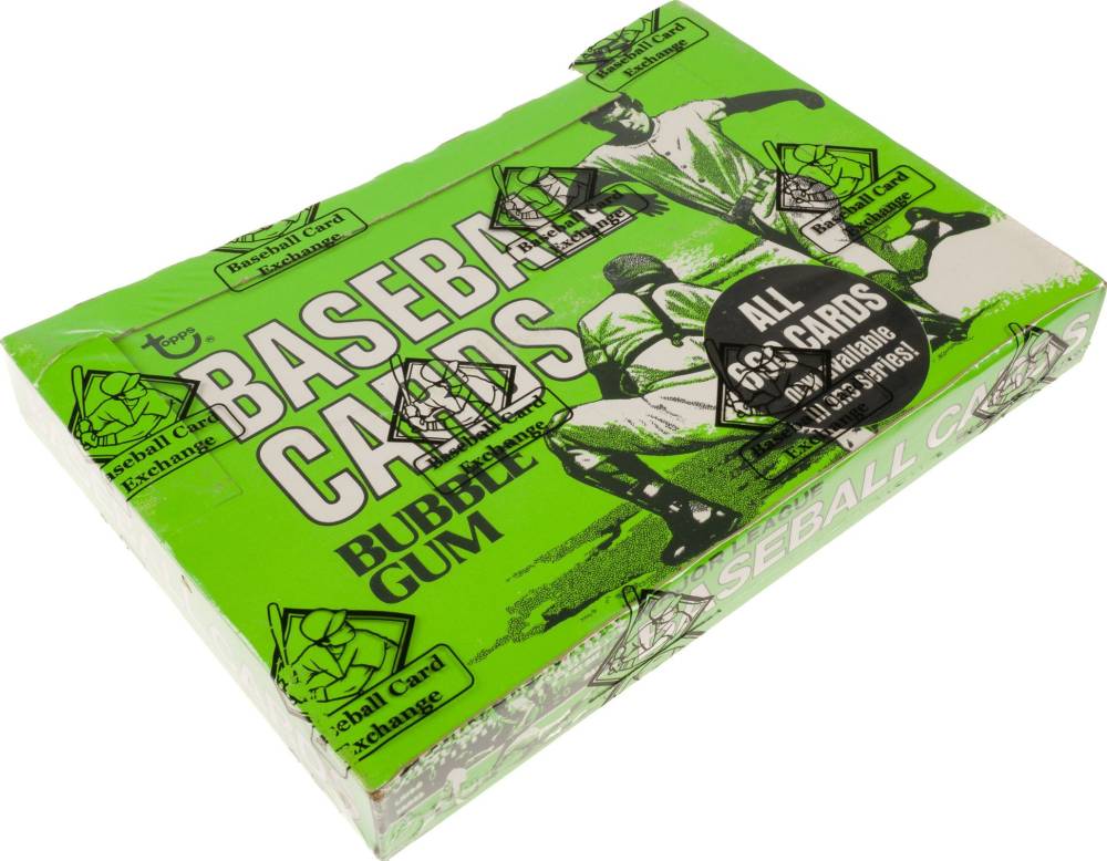 1975 Topps Mini Cello Pack Box #CPB Baseball Card