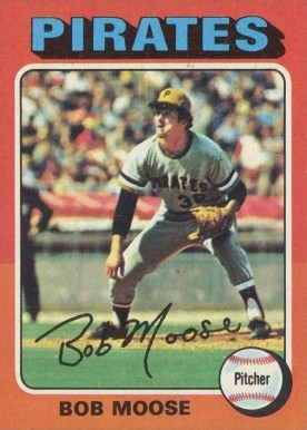 1975 Topps Mini Bob Moose #536 Baseball Card