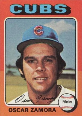 1975 Topps Mini Oscar Zamora #604 Baseball Card